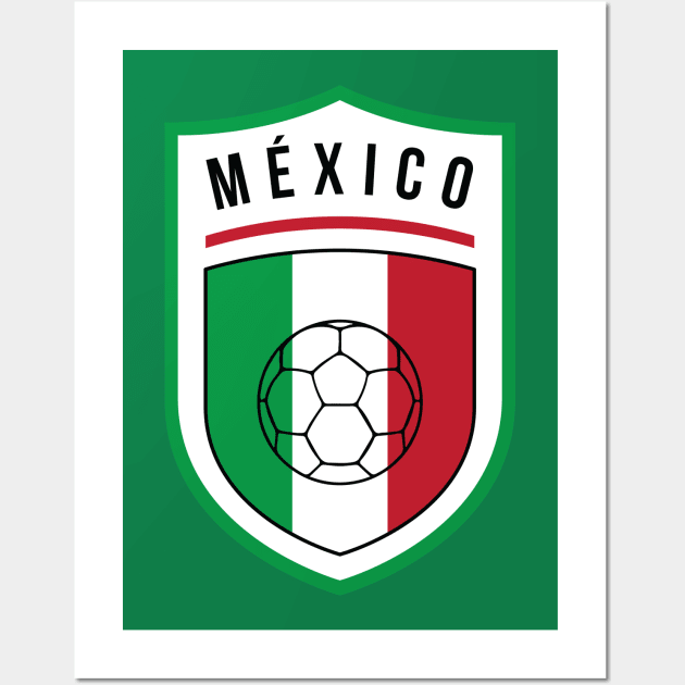 Mexico Football Wall Art by fimbis